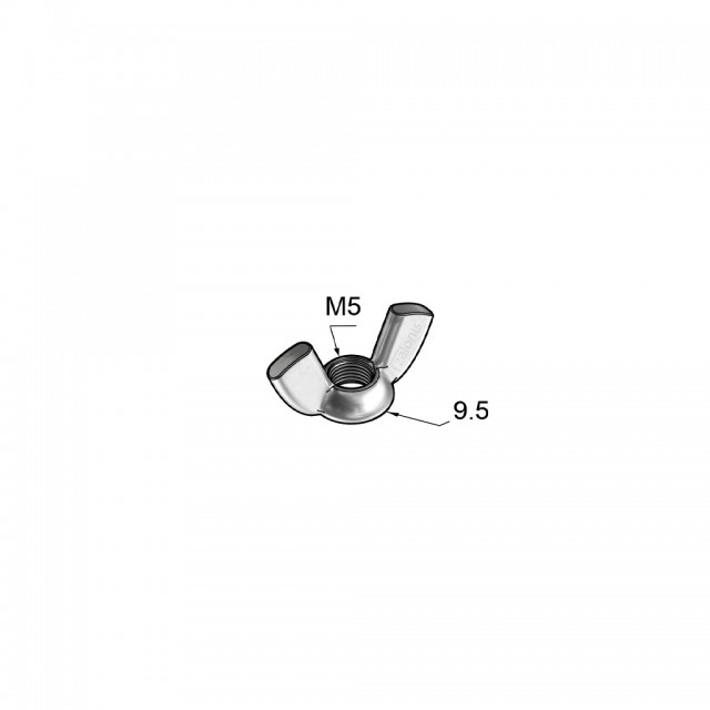 WING NUT M5